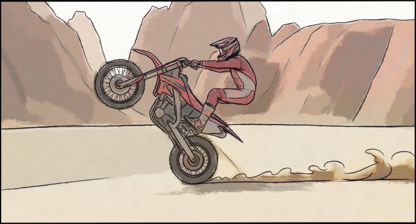 Automotive - Stunt Driving - storyboard frame 4 by Dakota Warren